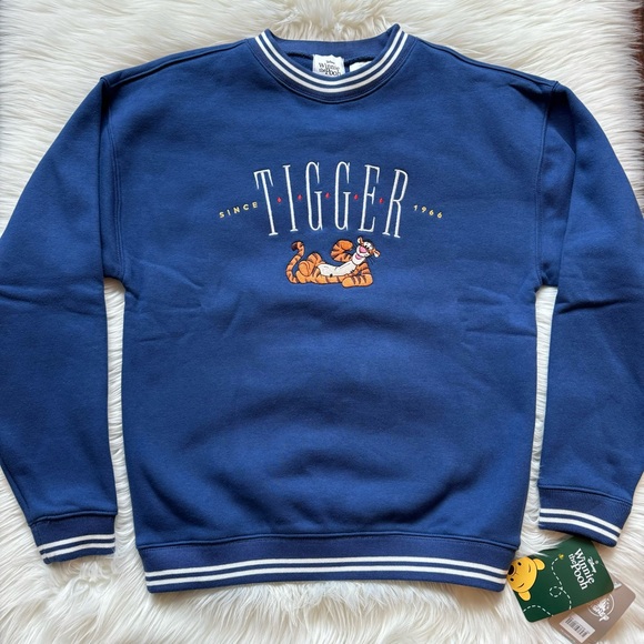 Disney Parks Tigger Pullover Sweatshirt for Adults XS Winnie the Pooh Embroider - Picture 6 of 16